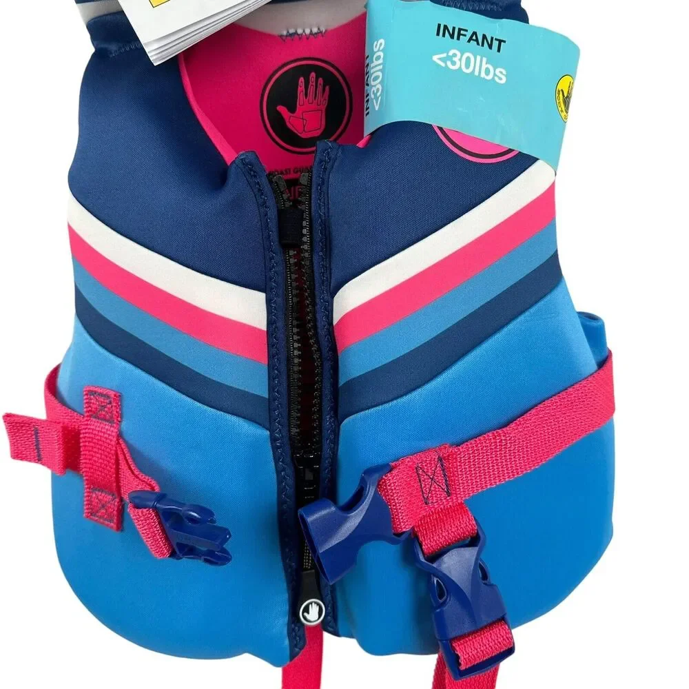 Body Glove Infant Pink Evoprene PFD Life Jacket Vest <30lbs NWT